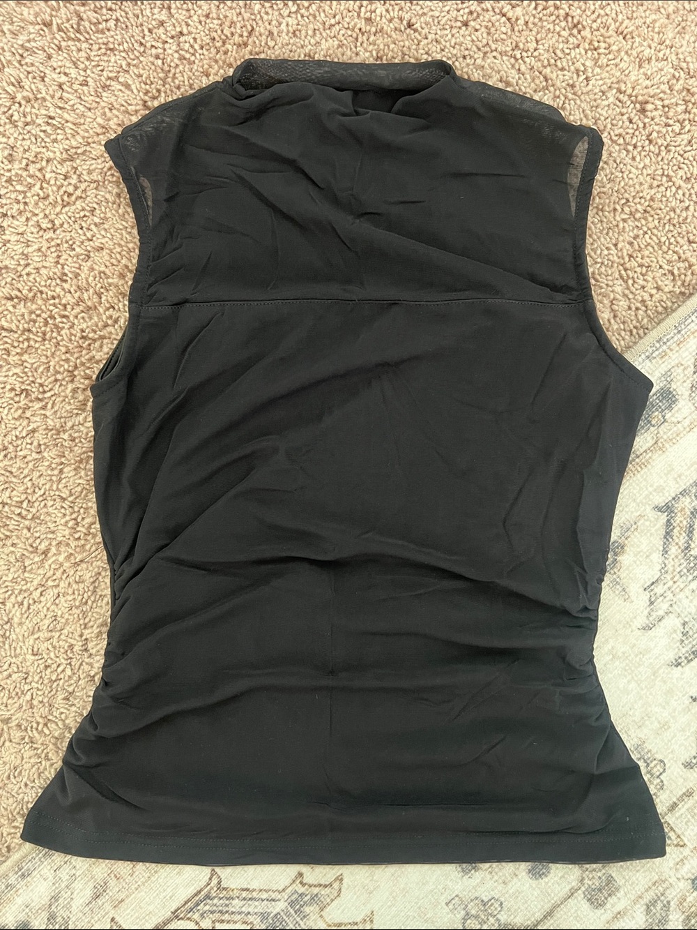 Women's Black Sleeveless Tank Top - Sleek Everyday Layering